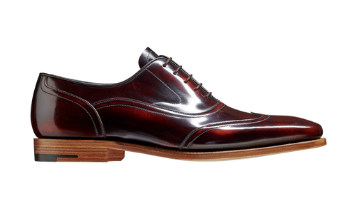 Arron - Brandy Hi Shine Oxford Brogue Shoe