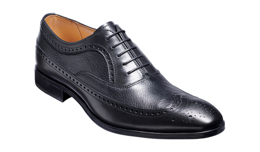 Rugby - Black Calf / Black Deerskin Oxford