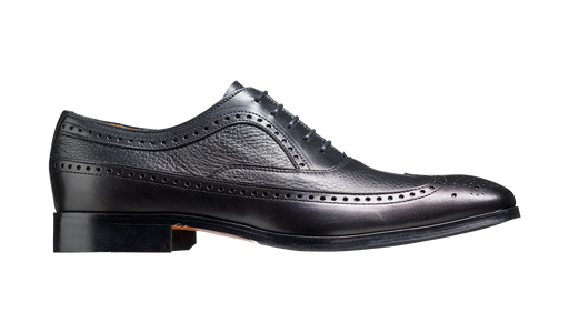 Rugby - Black Calf / Black Deerskin Oxford
