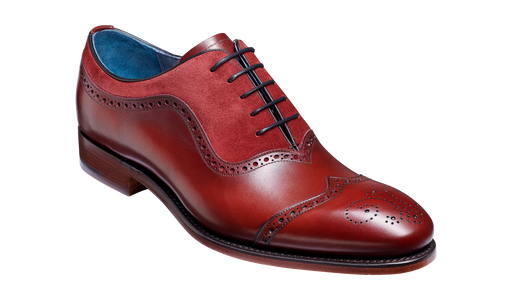 Burgundy brogues sales