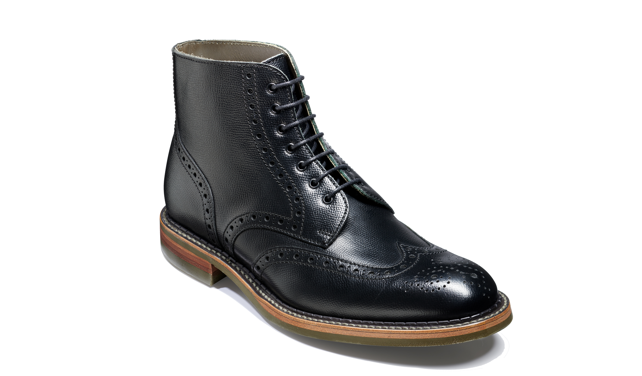 Knights - Black Alpine Grain | Barker Shoes USA Knights - Black Alpine Grain | Barker Shoes USA