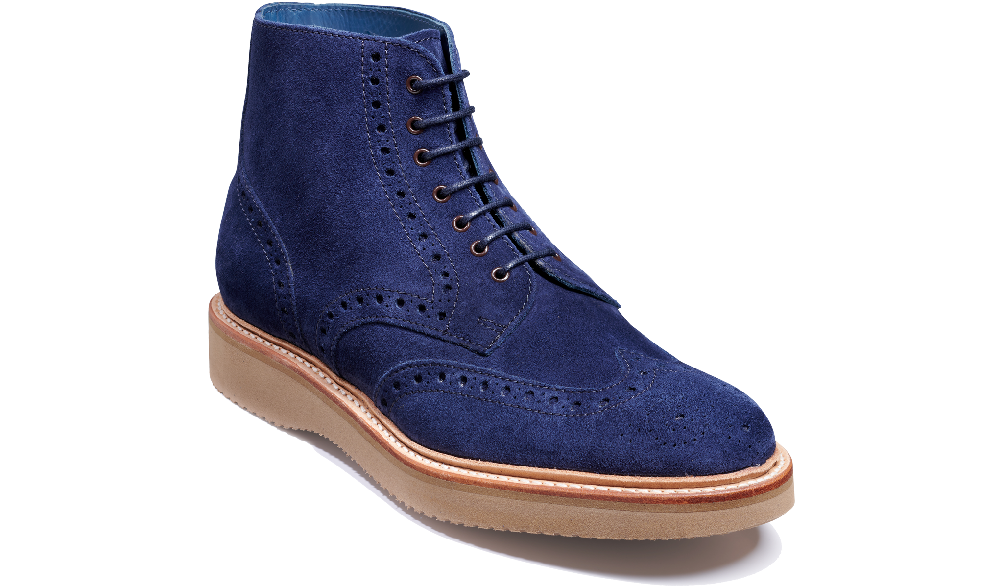 Terry Navy Suede Barker Shoes USA