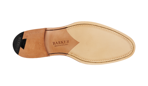 Hartley - Black Hi-Shine Oxford Toe-cap Shoe