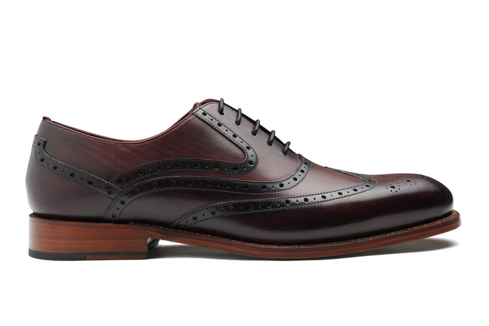 barker Chiswick - Hand Brushed Burgundy