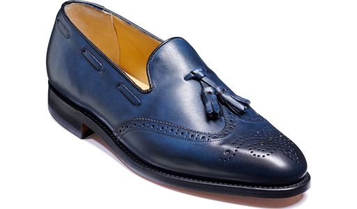 Clive - Navy Hand Painted