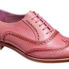 Santina - Pink / Glitter Crust Brogue