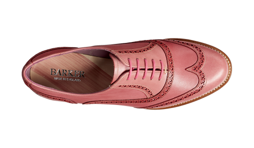 Santina - Pink / Glitter Crust Brogue