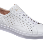 Isla - White Calf / Studs Womens Rubber Cup Sneaker Shoe