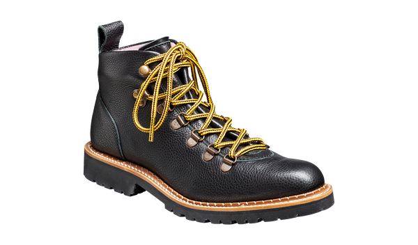 Julie - Black Grain Hiking Boot | Barker Shoes USA