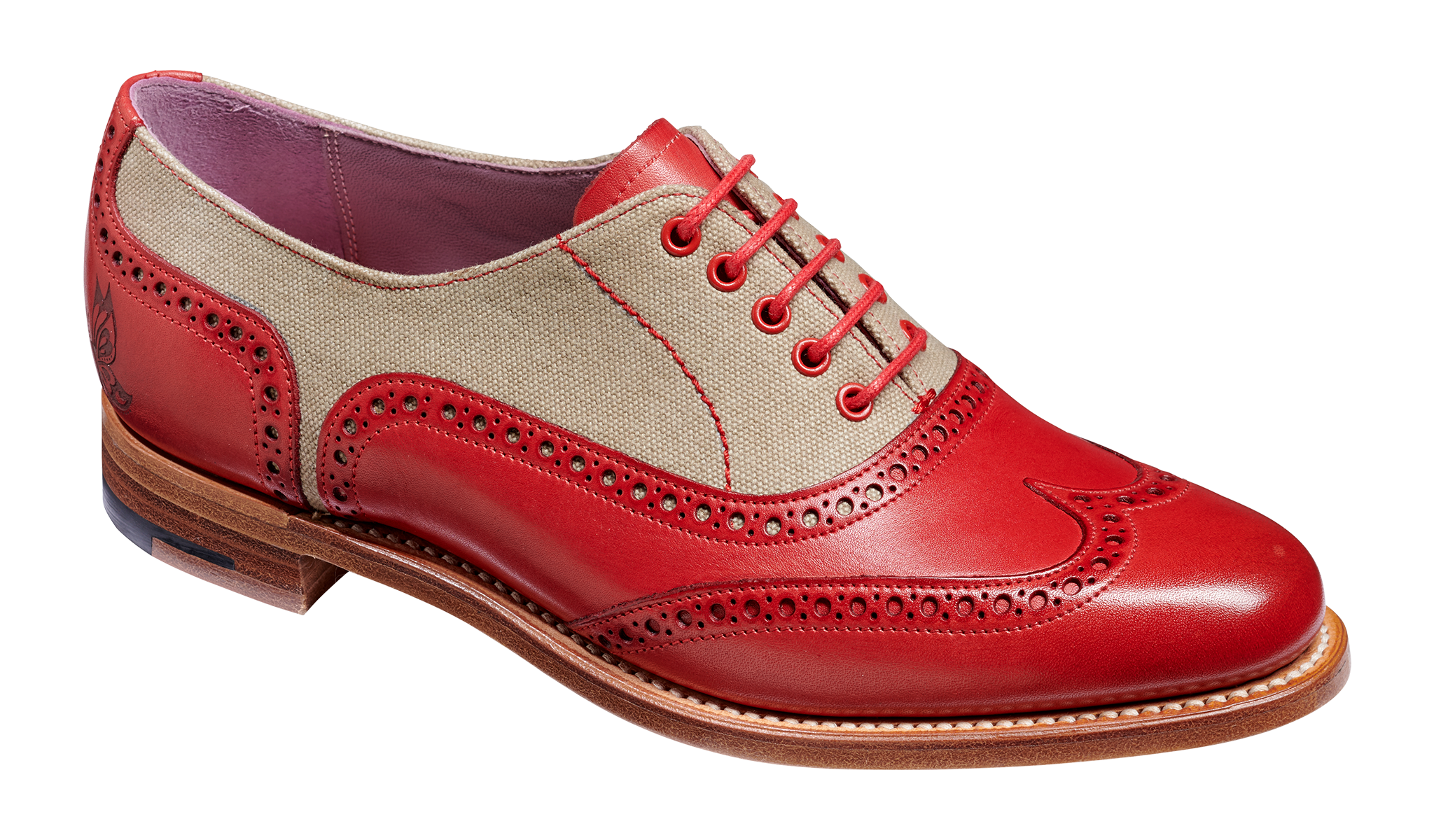 Canvas wingtip shoes online