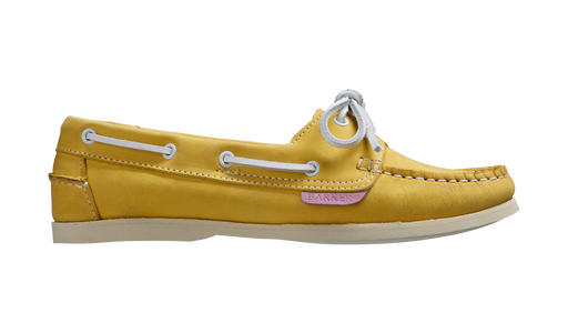 Cleo - Yellow Calf Ladies Boat Shoes