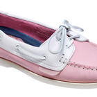 Cleo - Pink Calf Ladies Boat Shoes