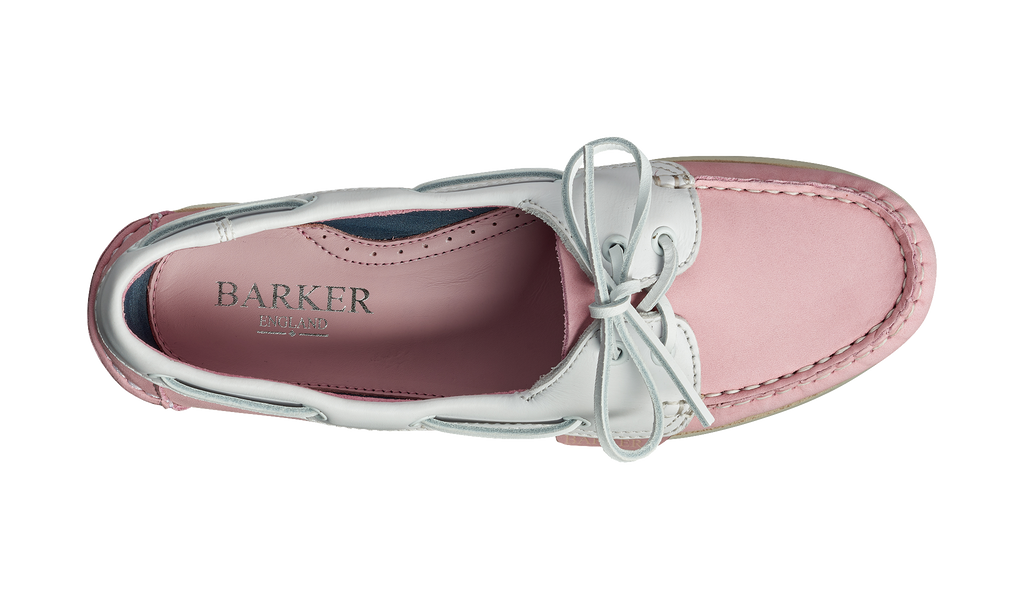 Cleo - Pink Calf Ladies Boat Shoes