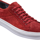Archie - Burgundy Suede