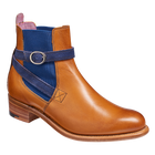 Alexandra - Cedar Calf / Blue Strap Suede Boot