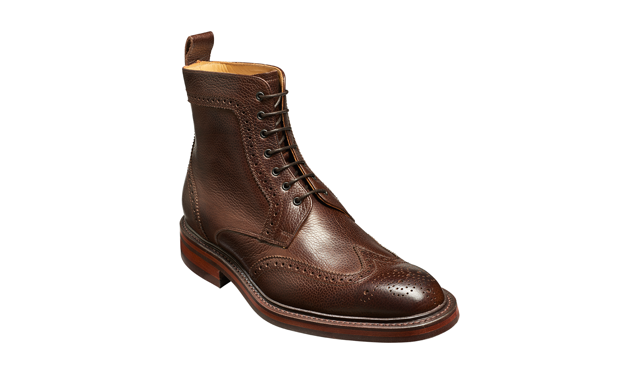 brown wingtip dress boots Mens Wingtip Boots