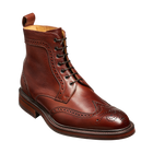 Calder - Cherry Grain Wingtip Boot with Rubber Sole