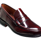Caruso - Burgundy Hi-Shine - Penny Loafer Shoe