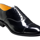 Cheltenham - Black Hi-Shine - Oxford Shoe Mens