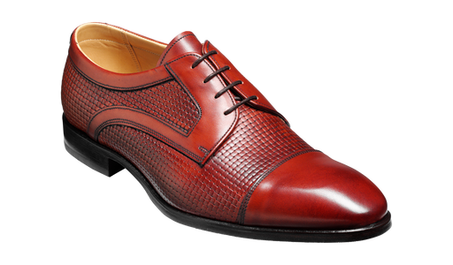 Deene - Rosewood Calf Weave - Derby Shoe