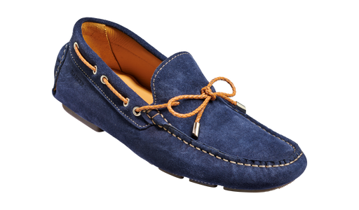 Doug - Navy Suede Loafer