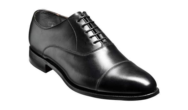 Duxford - Black Calf - Toe Cap Oxford | Mens Oxford | | Barker