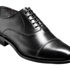 Duxford - Black Calf - Toe Cap Oxford Shoe