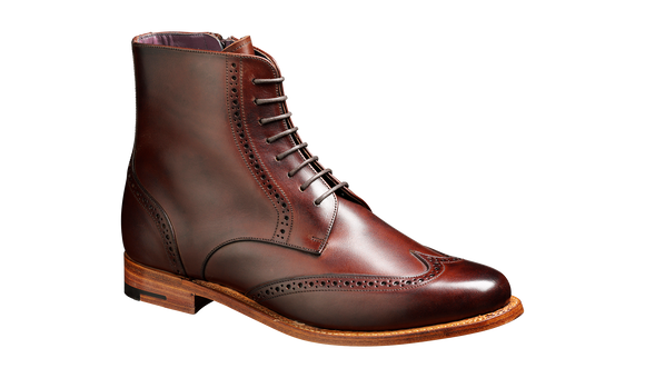 Faye - Walnut Calf Leather Boot