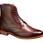 Faye - Walnut Calf Leather Boot
