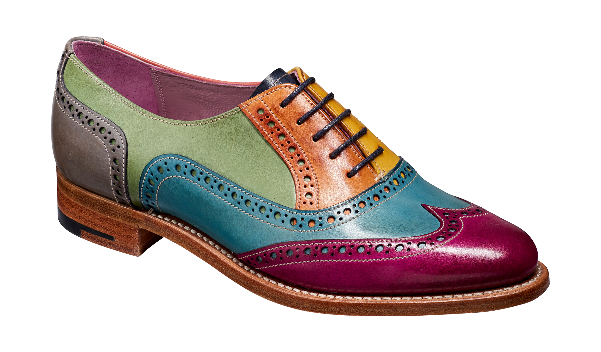Fearne - Multi Coloured Women Brogue Shoe