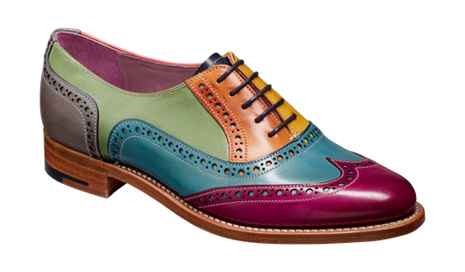 Fearne Multi Coloured Womens Brogue Barker Shoes USA