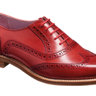 Fearne - Red Hand Painted Womens brogue Shoe