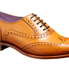 Freya - Cedar Calf Brogue Shoe