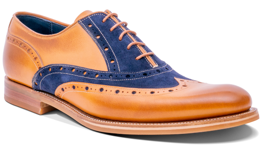 Blue 2025 mens brogues