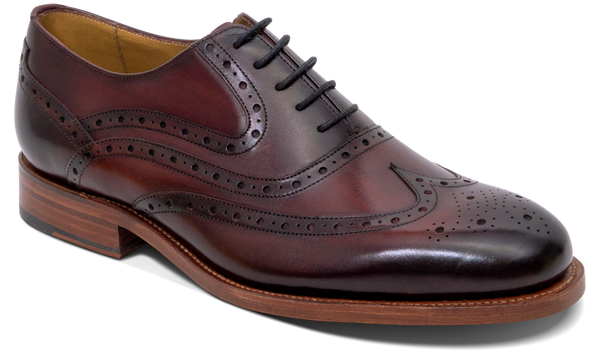 Liffey - Hand Brushed Burgundy | Barker Shoes USA