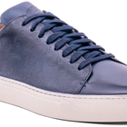 Paisely - Navy Hand Painted