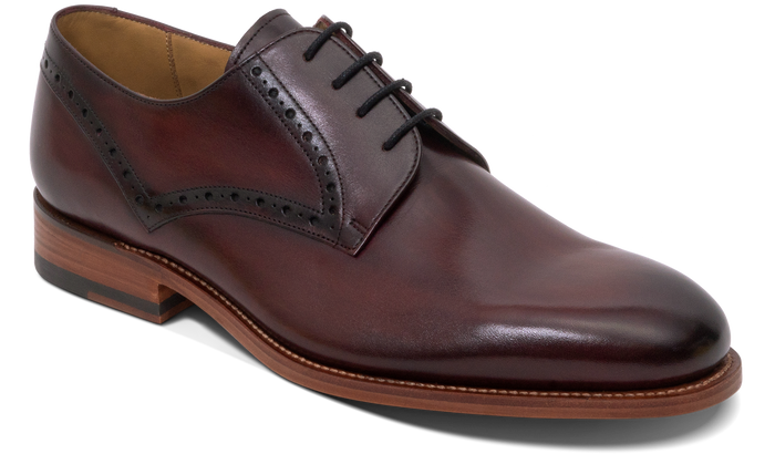 barker Trent- Hand Brushed Burgundy