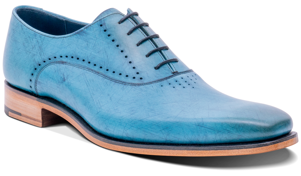 Witney - Blue Calf Hatch Effect | Barker Shoes USA Witney - Blue Calf Hatch Effect | Barker Shoes USA