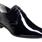 Goldington - Black Patent / Suede Black Derby Dress Shoe