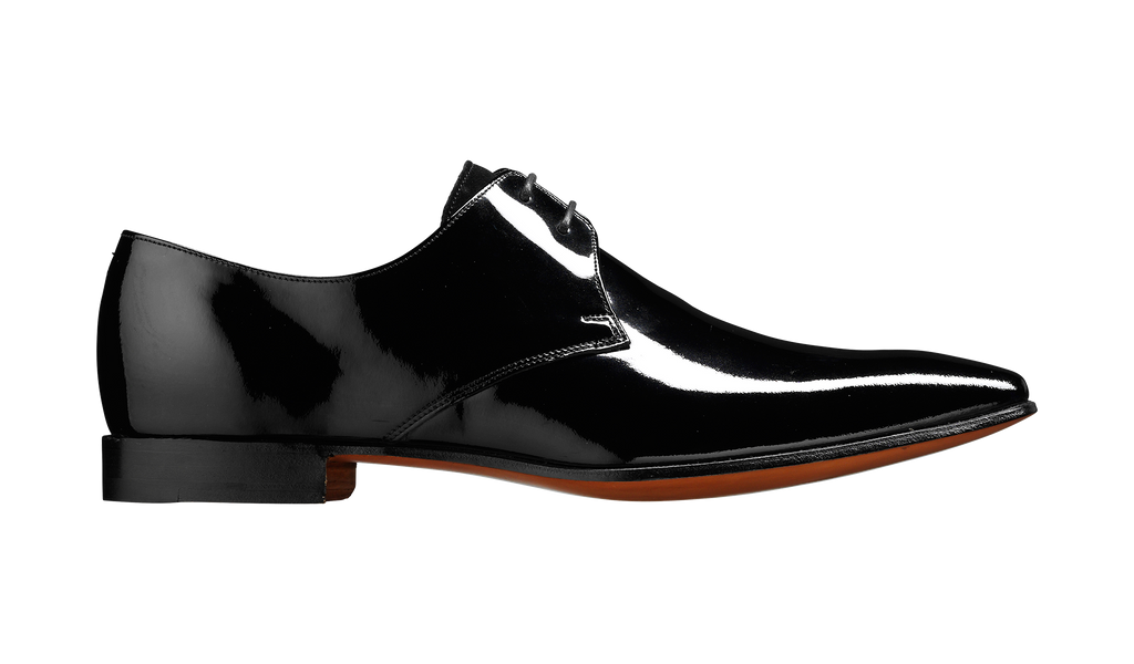 Goldington - Black Patent / Suede Black Derby Dress Shoe