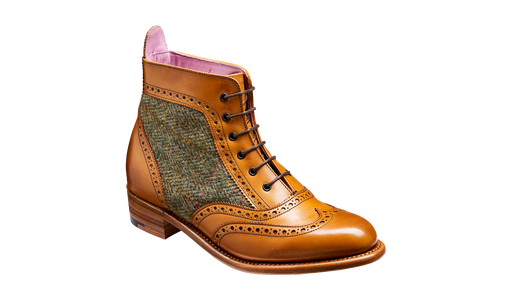 Grace - Cedar Calf / Green Tweed - Women Lace up Boot