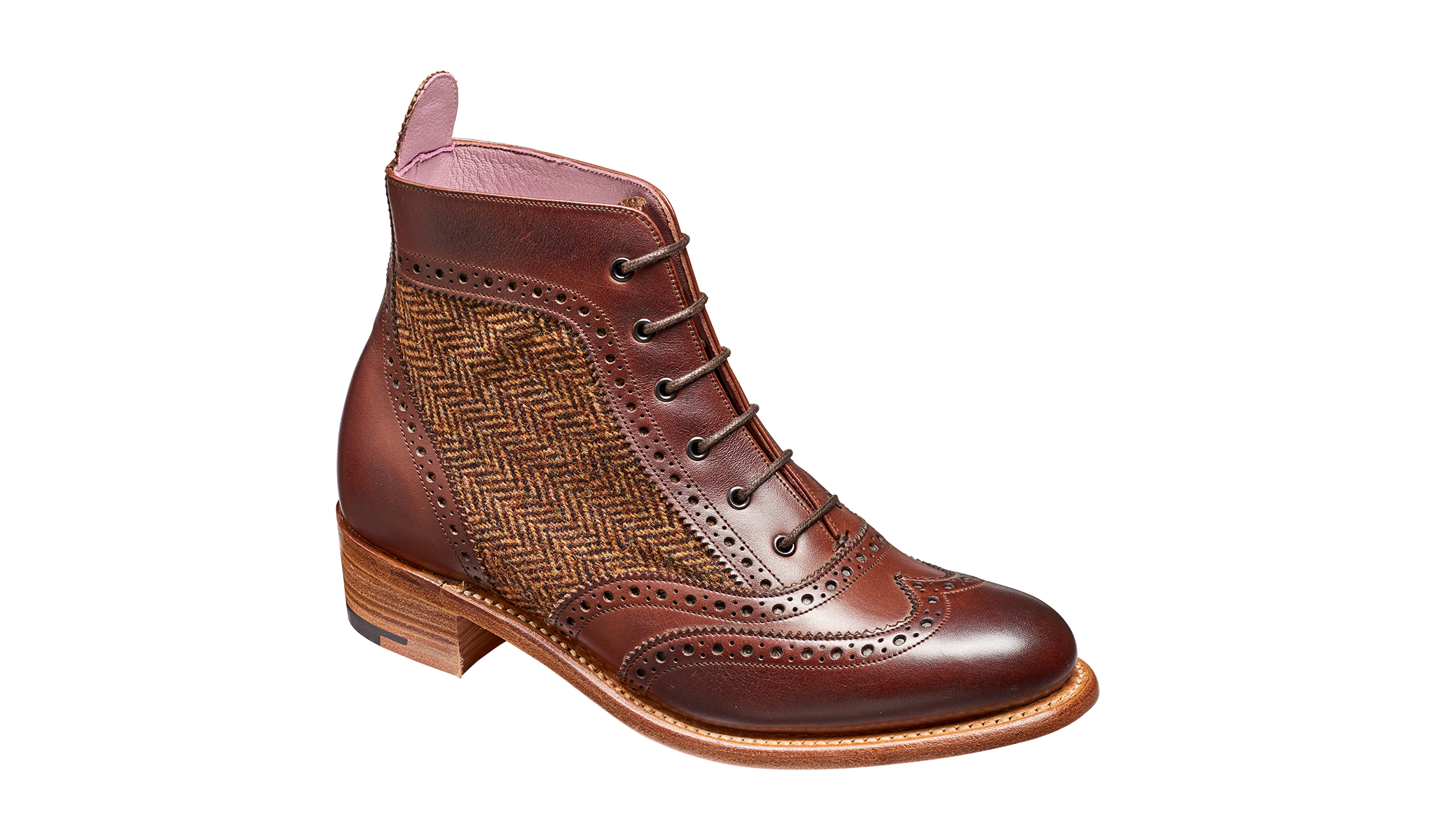 Ladies lace up brogue boots outlet