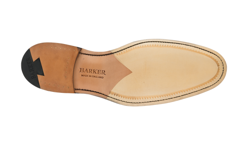 Lennon - Brown Hand Painted / Grey Canvas Brogue