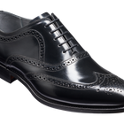 Hampstead - Black Hi-Shine Oxford Brogue Shoe