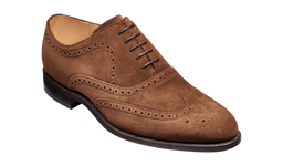 Hampstead - Black Hi-Shine | Mens Oxford Brogue| | Barker