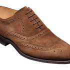 Hampstead - Castagnia Suede Oxford Brogue Shoe
