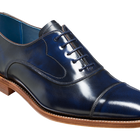 Hartley - Dark Navy Hi-Shine Oxford Shoe