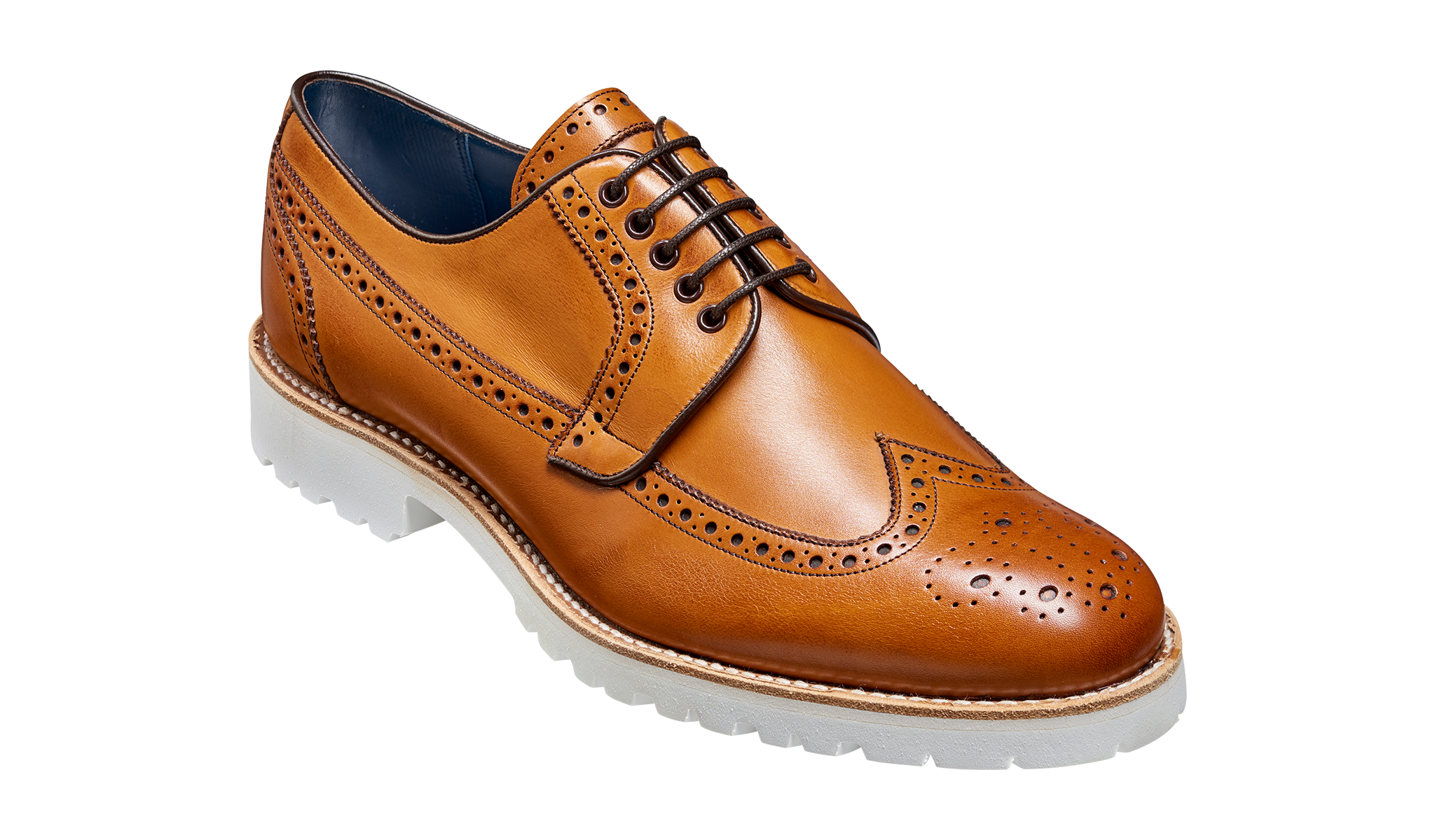 EG x Tricker's - Women's Brogue Shoe - Brown - Multi Tone