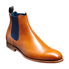 Hopper - Cedar Calf / Navy Elastic Chelsea boot