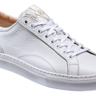 Isla - White Grain Rubber Cup Sole Sneaker Shoe